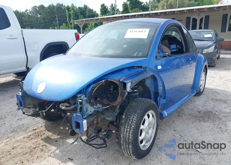 2000 Volkswagen New Beetle Gls Tdi из США, поврежденный, VIN 3VWCF21C3YM415089